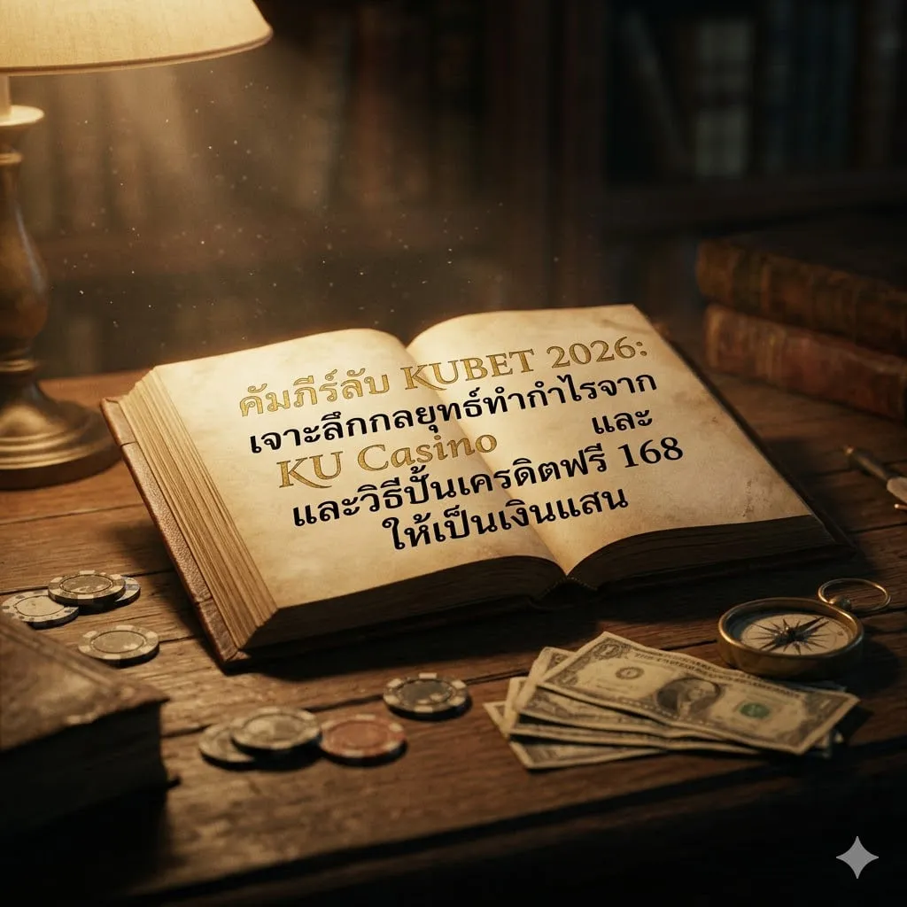 คัมภีร์ลับ KUBET 2026: เจาะลึกกลยุทธ์ทำกำไรจาก KU Casino และวิธีปั้นเครดิตฟรี 168 ให้เป็นเงินแสน